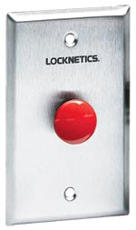 Locknetics 701RD 7/8" Red Pushbutton