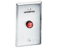 Locknetics 701RDEX 5/8" Red Engraved Exit Pushbutton