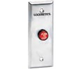 Locknetics 701RDEXILLNS Red Illuminated Exit Pushbutton
