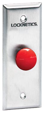 Locknetics 701BKNS 7/8" Black Pushbutton