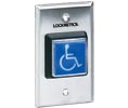 Locknetics 709BLH 2" Blue Square Pushbutton with Handicapped Symbol