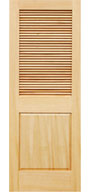 Masonite Pine 2/0 x 6/8 Louver/Panel Door Slab Only 