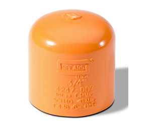 Lubrizol BMEC BlazeMaster™ CPVC End Cap - 3/4" Diameter