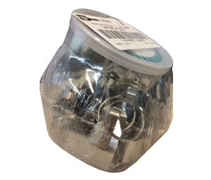 Lucky Line 40425 Clip on Secure-A-Key, NPS, 30/Small Jar, Nickel