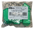 Lucky Line 6054010 Key Tag with Split Ring, Polypropylene, 10/pack, Green