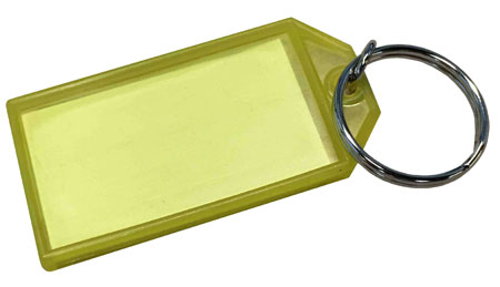 Key Tag with Split Ring