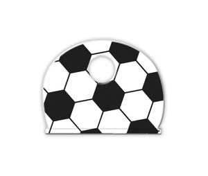 Lucky Line 16110 Sports Key Cap, Vinyl, 50/package, Soccer