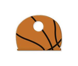 Lucky Line 16114 Sports Key Cap, Vinyl, 50/package, Basketball