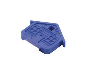 Lucky Line 16230 House Key Cap, Vinyl, 25/package, Blue