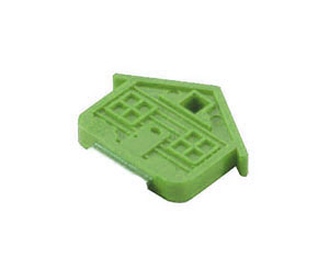 Lucky Line 16240 House Key Cap, Vinyl, 25/package, Green