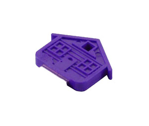 Lucky Line 16265 House Key Cap, Vinyl, 25/package, Dark Purple