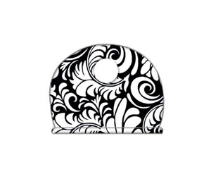 Lucky Line 16311 Designer Cap, Vinyl, 50/package, Floral