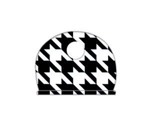 Lucky Line 16313 Designer Cap, Vinyl, 50/package, Houndstooth