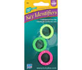 Lucky Line 16606 Large Key Identifier, Vinyl, 5 cards (3/card), Assorted Colors