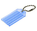 Lucky Line 2010030 Key Tag with Ball Chain, Plastic, 100/Display Box, Blue