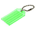 Lucky Line 2010040 Key Tag with Ball Chain, Plastic, 100/Display Box, Green