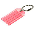 Lucky Line 2010070 Key Tag with Ball Chain, Plastic, 100/Display Box, Red