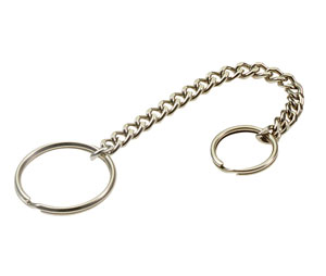 Lucky Line 40310 6-1/2 inch Pocket Chain, NPS, 1 card (10/card), Nickel