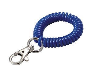 Lucky Line 40701 Wrist Coil with Trigger Snap, 5 cards (1/card), Assorted Colors