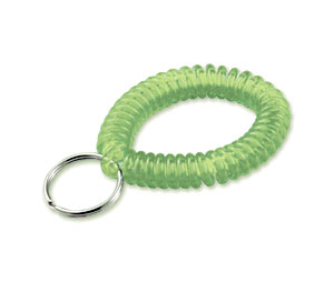 Lucky Line 4104605 Wrist Coil, 5/package, Neon Green