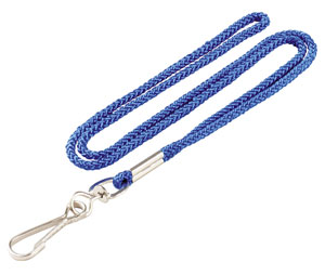 Lucky Line 41475 Lanyard, Woven nylon, 25/package, Assorted Colors