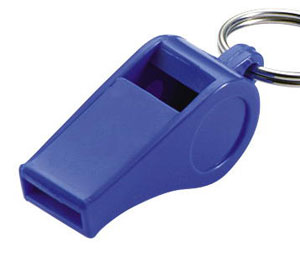 Lucky Line 42175 Whistle, Plastic, 40/package, Assorted Colors