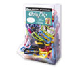 Lucky Line 45813 Quick Key Clip, Plastic, 125/Large Clear Box, Assorted Colors