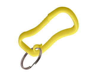 Lucky Line 45880 Quick Key Clip, Plastic, 10/package by Color, Lemon