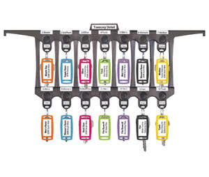 Lucky Line 60906 File-A-Key, 6/Box, Legal, Black