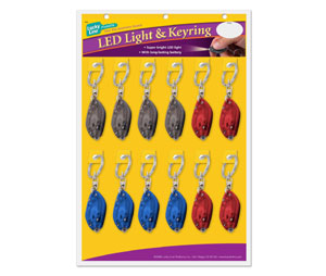 Lucky Line 63612 LED Light, 1 card (12/card), Assorted Colors