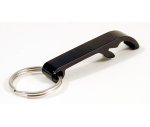 Lucky Line 87710 Bottle Opener, Aluminum, 10/pack, Black