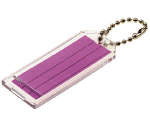 Lucky Line 90127 Large Key Tag, Propionate, 50/Medium Jar/Ball Chain