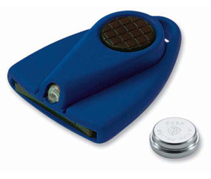 Lucky Line 90835 Key Light with Replaceable Battery, 6/package, Dark Blue