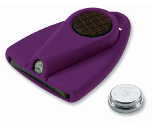 Lucky Line 90865 Key Light with Replaceable Battery, 6/package, Purple