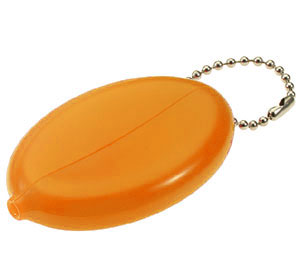 Lucky Line 94156 Plastic Coin Holder, Plastic, 10/package, Neon Orange