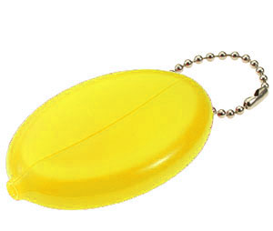 Lucky Line 94180 Plastic Coin Holder, Plastic, 10/package, Yellow