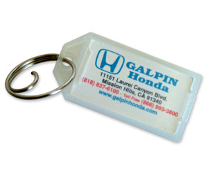 Lucky Line Products 951603 Custom Imprinted Key Tag with Tnag Ring Attachment