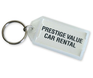 Lucky Line Products 951605 Custom Imprinted Key Tag with Split Ring Attachment