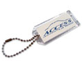Lucky Line Products 95190110 Custom Imprinted Key Tag with Ball Chain Attachment