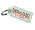 Lucky Line Products 95190410 Custom Imprinted Key Tag with Split Ring Attachment