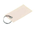 Lucky Line Products 959830 Custom Imprinted White Stock Tag with 13/16” give away ring Attachment