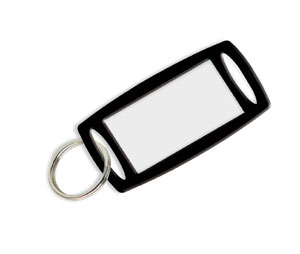 Lucky Line Products 17000 Small Rectangular Label-It Plastic Tag without Label, 200/Display Box