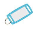 Lucky Line Products 1803014 Large Rectangular Label-It Plastic Tag with Label, Plastic, 14/package