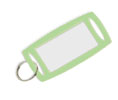 Lucky Line Products 1804014 Large Rectangular Label-It Plastic Tag with Label, Plastic, 14/package