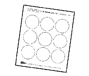 Lucky Line Products 19511 Round Labels for Round Tags, 12 Shts/Bag