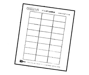 Lucky Line Products 19562 File-A-Key Tab Labels 3/8" x 1", 12 Shts/Bag