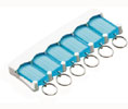Lucky Line Products 605601 6-Key Tag Rack, 5 cards (1/Blister Card)