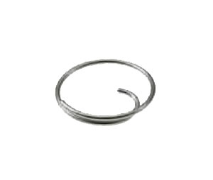 Lucky Line Products 75200 Tang Key Ring, NPS, 100/Display Box