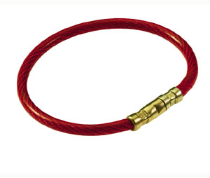 Lucky Line Products 81127 Nylon Coated Cable Twisty Key Ring, 5"Length, 400/Medium Jar