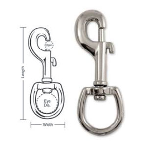 Lucky Line 00448C Slide Bolt Snap